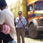 Preaching using the portable PA system preaching